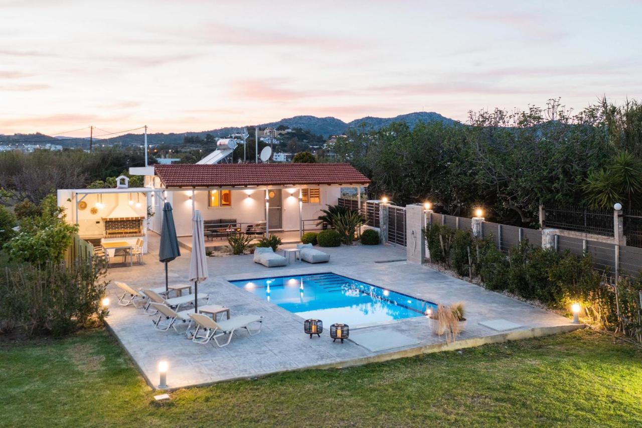 Reni Garden House Villa Afantou Bagian luar foto