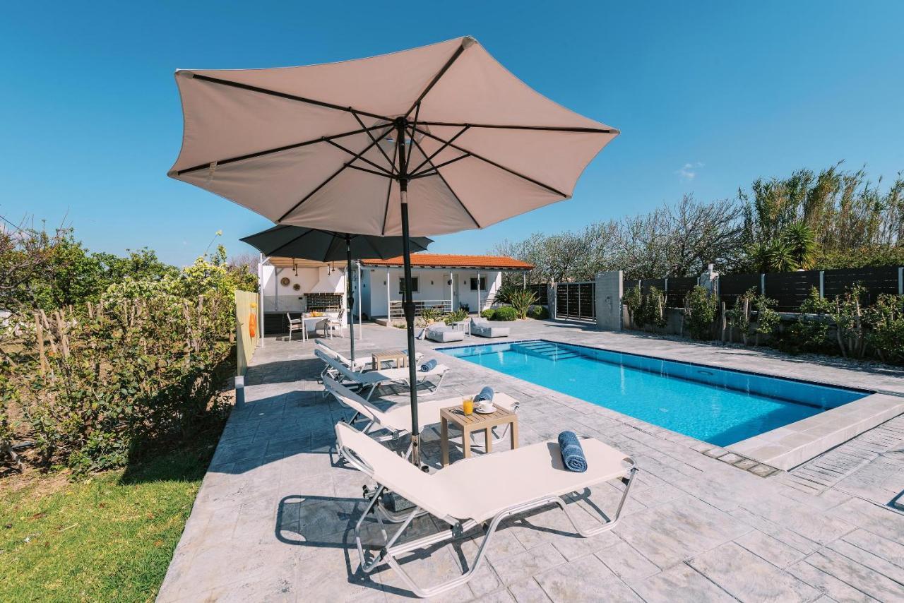 Reni Garden House Villa Afantou Bagian luar foto
