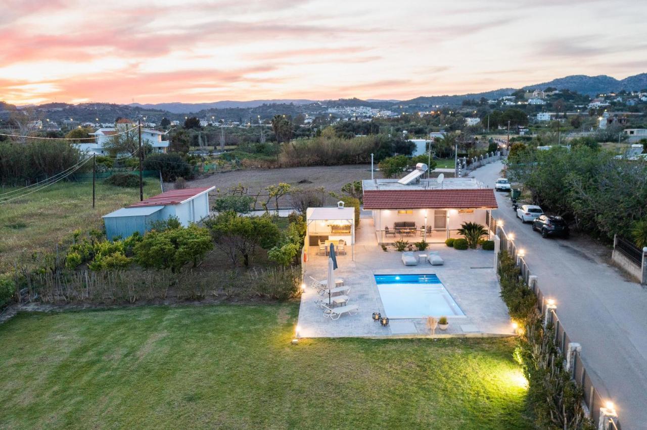 Reni Garden House Villa Afantou Bagian luar foto